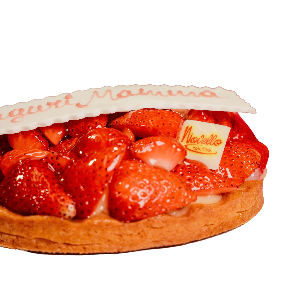Crostata di Frolla e Chantilly con Fragoline di Bosco